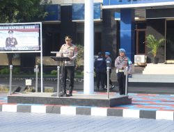 Kabag Log Polres Majalengka Pimpin Apel, Ingatkan Kesiapsiagaan Personel