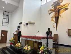 Pastikan Keamanan Paskah, Sat Samapta Polres Majalengka Sterilisasi Gereja Kristus Bangkit