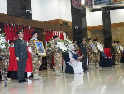 Kasad Pimpin Pelepasan Tiga Jenazah Prajurit TNI Satgas UNIFIL