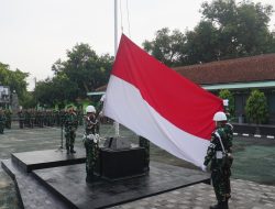 Kasdim 0617/Majalengka Pimpin Upacara Bendera, Tegaskan Disiplin dan Semangat Pengabdian