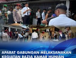 ‎Petugas Gabungan Laksanakan Razia dan Tes Urine Napi di Lapas Kelas IIB Kota Bakti