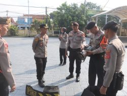 Sat Samapta Polres Majalengka Gelar Pengecekan Kelengkapan Personel Jelang May Day