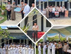 Kapolda Jambi didampingi Kapolres Muaro Jambi Silaturahmi dan Penyerahan Bantuan Kepada Pondok Pesantren Tahfizul Qur’an Hasan Soleha Qim (HSQ) Desa Bukit Baling