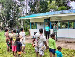 Satgas Yonif 123/Rajawali Bersama Puskesmas Wonggi Gelar Penyuluhan Kesehatan, Warga Antusias