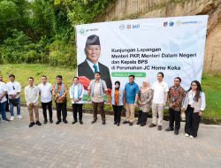 Kunjungi Provinsi Sulut, Mendagri Bersama Menteri PKP dan Kepala BPS Tinjau Program Perumahan Rakyat di Minahasa