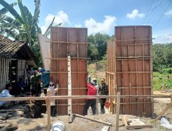 Tahap Penentu Dimulai, Begisting Jembatan Garuda di Desa Bolo Dikebut Jelang Pengecoran