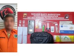 Sat Narkoba Polres Majalengka Amankan Terduga Pelaku Peredaran Sabu di Cikijing