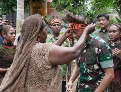 Silaturahmi Pangdam XVIII/Kasuari dengan Masyarakat Adat Lapago dan Meepago : Tinjau Kondisi Nyata dan Tangkap Aspirasi Masyarakat