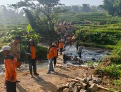 Jembatan Garuda Dikebut Pembangunannya, Sinergi TNI dan Relawan Satukan Tiga Desa di Girimarto