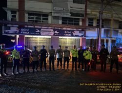 Jamin Keamanan Malam Akhir Pekan, Polres Majalengka Gelar Patroli Skala Besar Antisipasi Geng Motor dan C3