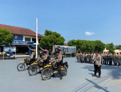 Wakapolres Majalengka Pimpin Latihan Dalmas Gabungan