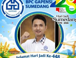 Keluarga Besar Gapensi Sumedang Ucapkan Selamat Hari Jadi Kab.Sumedang ke-448