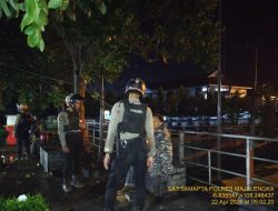 Jaga Kondusifitas Malam Hari, Tim Patroli Perintis Presisi Polres Majalengka Sisir Alun-Alun hingga GGM