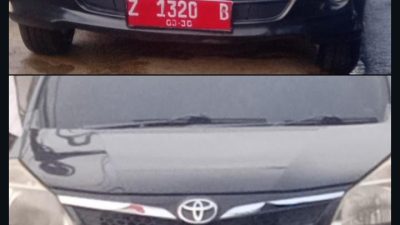 Penampakan Mobil Dinas Camat Ujungjaya Diduga Disulap Pakai Plat Nomor Pribadi, Ditanya tujuannya apa Camat Masih Bungkam