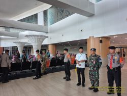 Sinergi TNI-Polri Kawal Pemberangkatan 882 Jemaah Haji Kloter 3 dan 4 Melalui Bandara Kertajati