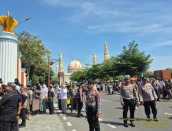Polres Majalengka Laksanakan Pengamanan Pemberangkatan Haji Kloter 6