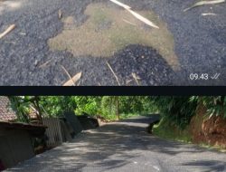 Jalan Rusak Telah Diperbaiki, Warga Dusun Neglasari beri Apresiasi.