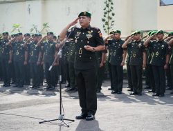 Ziarah Rombongan HUT Ke – 60 Korem 074/Warastratama, Di Pusatkan Di Taman Makam Pahlawan (TMP) Kusuma Bhakti Surakarta