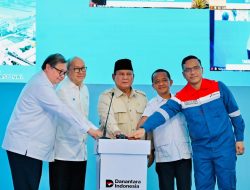 Presiden Prabowo Subianto Lakukan Groundbreaking Proyek Hilirisasi Nasional Tahap II di Refinery Unit IV Cilacap