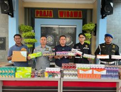 Operasi Gabungan BKCHT Majalengka Amankan 150 Ribu Batang Rokok Ilegal