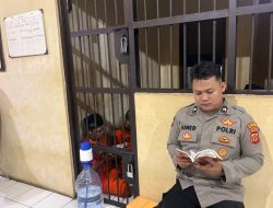 Tingkatkan Kerohanian, Sat Tahti Polres Majalengka Gelar Salat Magrib Berjamaah dan Tadarus Al-Qur’an bagi Warga Binaan