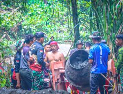 TMMD ke-128 Kodim 1801/Manokwari Cor Jalan 600 Meter di Kampung Tanah Rubuh, Percepat Akses dan Ekonomi Warga