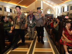 Sapa Jemaat Gereja St. Yoseph, Kapolda Sumsel Ajak Gotong Royong Jaga Kamtibmas Bumi Sriwijaya