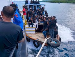 Kapal KP. TIMOR 3016 Amankan 96 Peziarah, Polda NTT Kedepankan Pendekatan Humanis