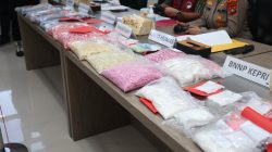 Ditresnarkoba Polda Kepri Lakukan Pemusnahan Barang Bukti Tindak Pidana Narkoba
