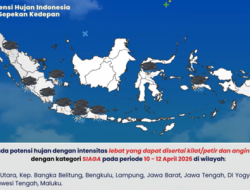 Waspada Hujan Lebat di Tengah Masa Peralihan Musim Sepekan ke Depan