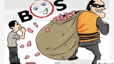 Seorang Oknum Pengusaha Buku Diduga Gelapkan Dana BOS 4 Sekolah di Kecamatan Ujungjaya