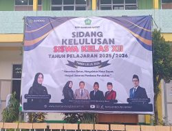 Kegiatan Sidang Kelulusan Siswa Kelas XII Tahun Pelajaran 2025/2026, MAN Bandung Barat, berlangsung Tertib dan lancar.