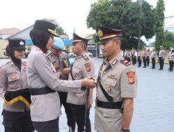 Kapolres Majalengka Pimpin Sertijab Kasat Samapta dan Tiga Kapolsek Jajaran