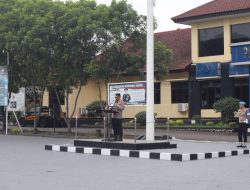 Polres Majalengka Gelar Apel Pengamanan Aksi Unjuk Rasa Guna Jaga Kondusivitas Wilayah