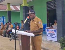 Upacara Pembukaan Ujian Nasional SMP di Ujung Timur Indonesia Berlangsung Khidmat Bersama TNI