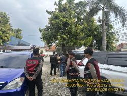 Polres Majalengka Kawal Audiensi LSM Lidik di Kantor BRI Cabang Majalengka, Pastikan Situasi Tetap Kondusif