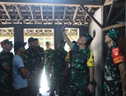 Sentuhan Harapan di Rumah Sederhana, Brigjen TNI Joni Pardede Tinjau RTLH Milik Janda Pencari Pasir dalam TMMD Reguler ke-128 Kodim Sragen