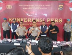 Ditresnarkoba Polda Jambi Berhasil Ungkap Kasus Narkoba Besar- Besaran, BB 20 Kg Sabu dan Puluhan Ribu Ekstasi dan 4.34 Liter Catridge Disita dengan 4 Tersangka 