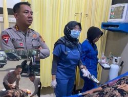 Aksi Heroik Kapolresta Jambi Dengan Sigap bantu Warga Insiden Laka Lantas 
