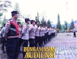 Polres Bener Meriah Laksanakan Pengamanan Audiensi Rgm Di DPRK, Kegiatan Berlangsung Kondusif