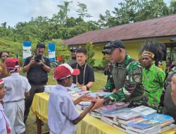 Mendukung Program Pemerintah, Satgas Swasembada Yonif 643/Wns Koops TNI Habema Simulasikan Makan Bergizi Gratis (MBG)