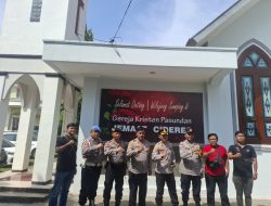 Wakapolres Majalengka Pantau Langsung Pengamanan Kenaikan Isa Al-Masih di Kadipaten