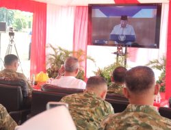Presiden RI Pimpin Launching KDKMP via Vicon, Danrem 132/Tdl Turut Hadir di Desa Lolu