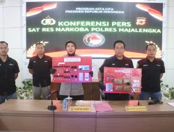 Polres Majalengka Gulung Sindikat Narkoba Periode April-Mei 2026, Amankan Cairan Tembakau Sintetis hingga Ribuan Obat Keras
