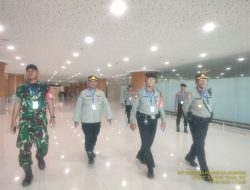 Kawal Keberangkatan Tiga Kloter Sekaligus, Polres Majalengka Amankan Pemberangkatan Jemaah Haji Kloter 37, 38 & 39 di BIJB Kertajati