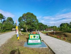 Tugu TMMD Ke-128 KODIM 1801/Manokwari Resmi Menjadi Penanda Berakhirnya Program TMMD di Kampung Tanah Rubuh