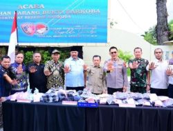 Polda Jambi Musnahkan 20 Kilogram Sabu, 20 Ribu Butir Ekstasi dan Ribuan Cartridge Etomidate, Wujud Nyata Perang Melawan Narkoba