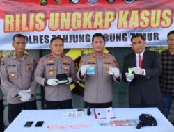 Polres Tanjab Timur Ungkap Peredaran Narkotika, 3 Tersangka Diamankan dengan 178 Butir Ekstasi dan Sabu 3.76 Gram