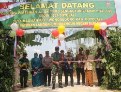 TMMD Ditutup, Semangat Gotong Royong TNI dan Warga Bangun Desa Kian Menguat