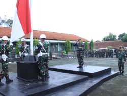 Dandim 0617/Majalengka Pimpin Langsung Upacara Bendera di Makodim, Suasana Khidmat dan Penuh Makna